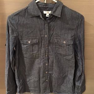 J. Crew Denim Chambray Shirt "Keeper"