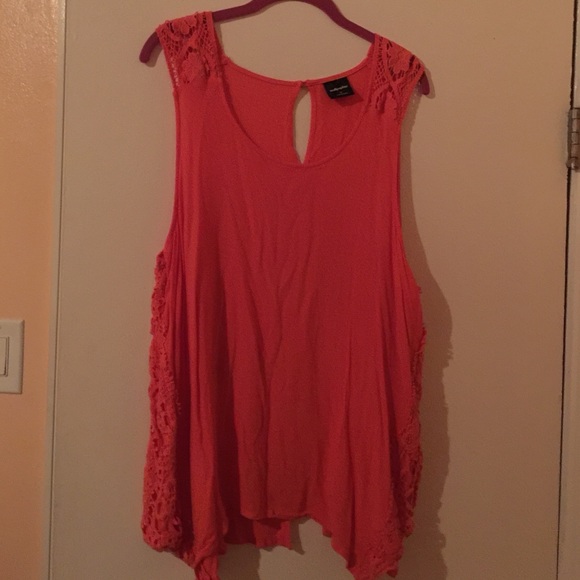 Orange blouse