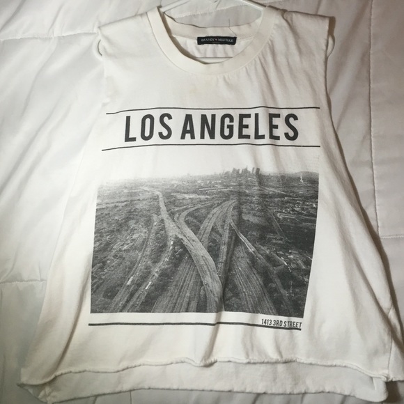 Brandy Melville cropped muscle tee 💕