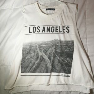 Brandy Melville cropped muscle tee 💕