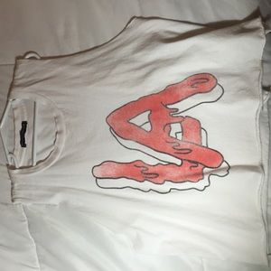 Brandy Melville cropped muscle tee 💕