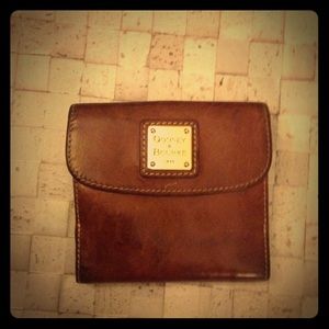 Dooney & Bourke Brown Leather Wallet