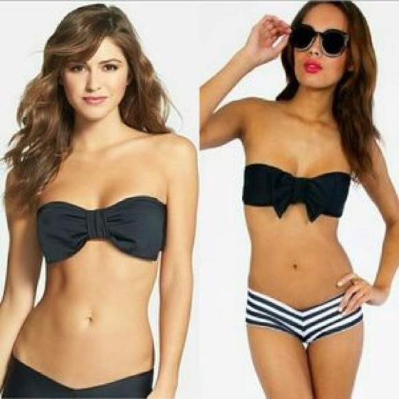 Black bow top