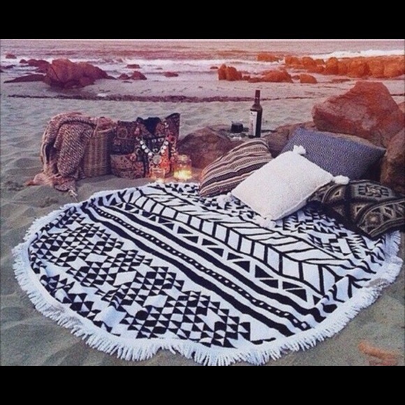 Nike Other - Aztec Round Beach Towel