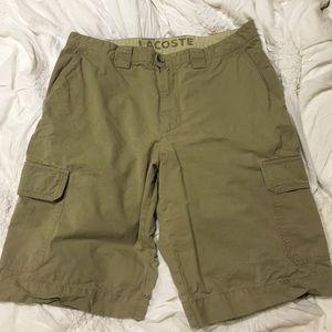 Mens Lacoste Khaki shorts