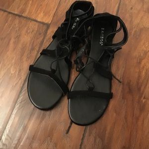 Black sandals