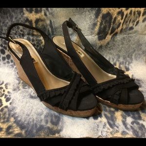 🌻AEO black wedges