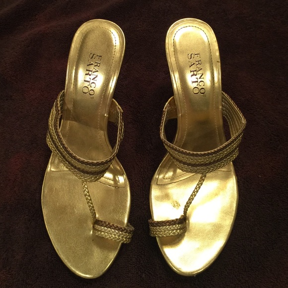 Gorgeous Gold Franco Sarto sandals