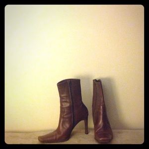 Luichiny Brown Leather Calf Boots