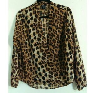 Leopard Surplus Top