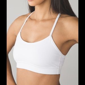 Lululemon Flow Y Bra IV in White