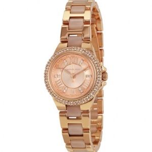 MICHAEL KORS
Camille Rose Dial Gold Ladies Watch