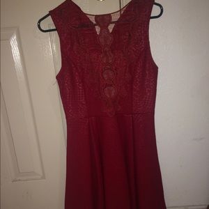 Marron dress from shasa