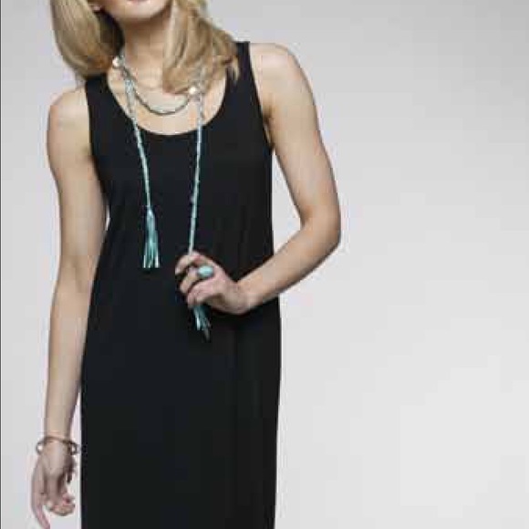 Maxi Black Dress - Picture 1 of 3