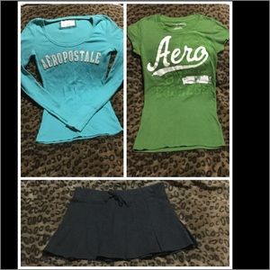 Aeropostale Shirt & Skort Bundle