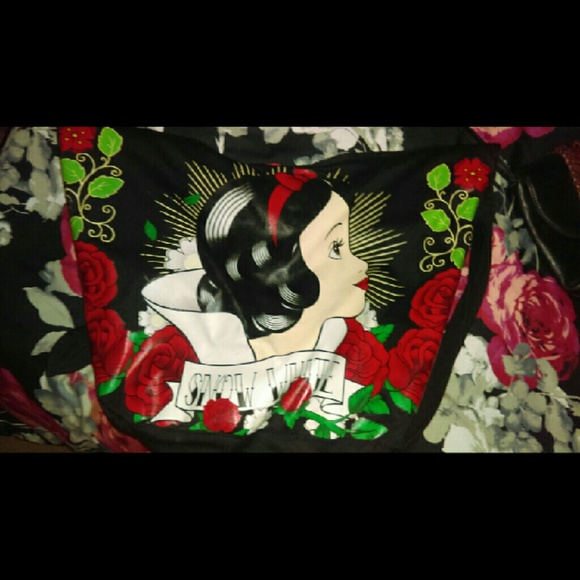 Snow White Tattoo Hobo Bag