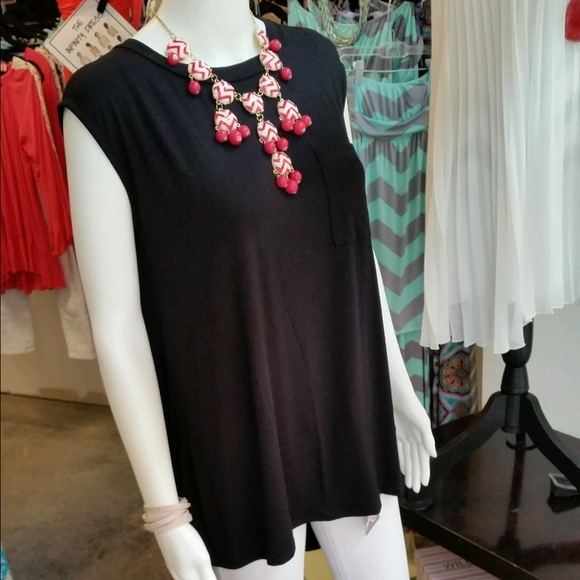 NWT Open back Drape Tank top.