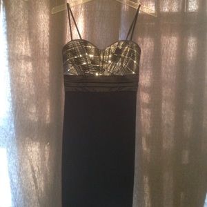 Mini spandex dress with straps