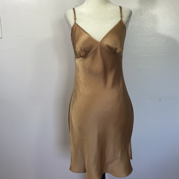 Victoria's Secret Other - Victoria's Secret Nude Silk Chemise- Sm