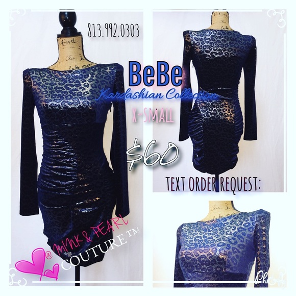 BeBe | Kardashian Collection Leopard Blue Mini XS