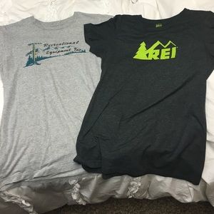 Two REI tshirts