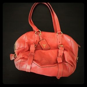 Genuine Coral Prada Bag