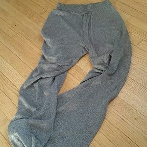 *Sparkly silver lounge/evening pants