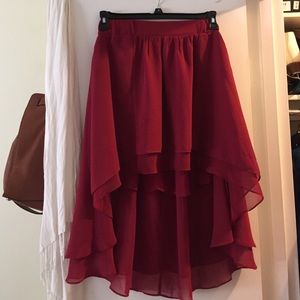 Beautiful res high-low skirt