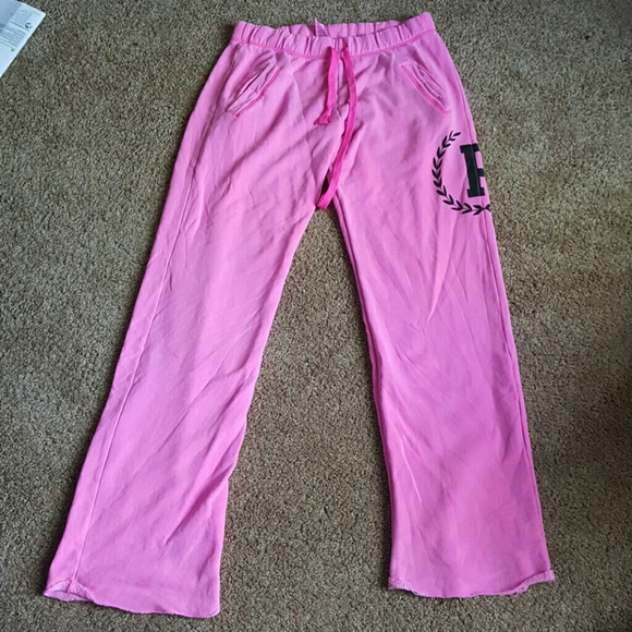 Pink sweatpants