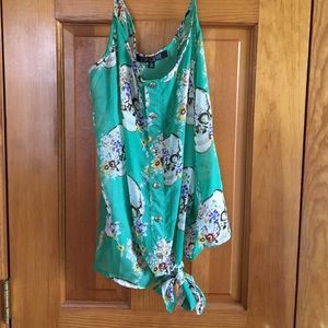 Sugar skull sheer tank