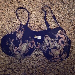 Floral Push Up Bra