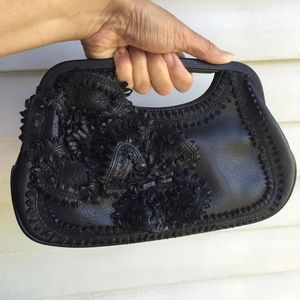 Isabella Fiore Leather Clutch