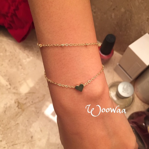 18K gold filled stamps chain - Picture 2 of 3