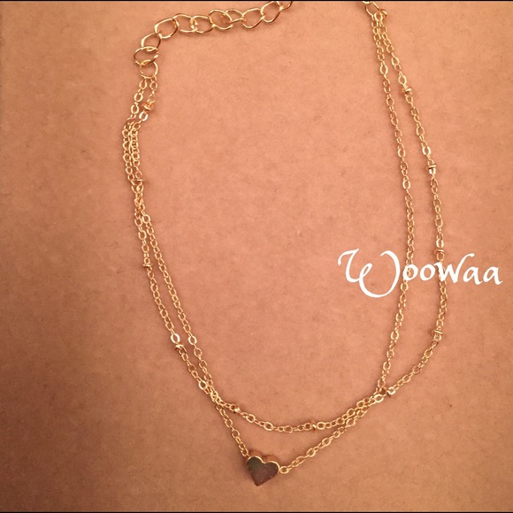 18K gold filled stamps chain - Picture 3 of 3