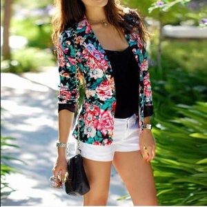 Floral Blazer