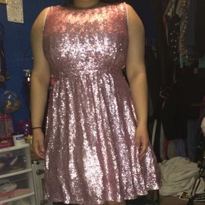 Size 15/16 ALL SEQUINS dress, PROM