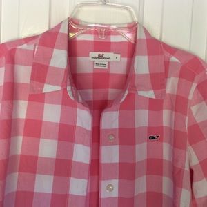 Vineyard Vines pink plaid
