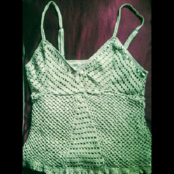 Cream Crochet Top