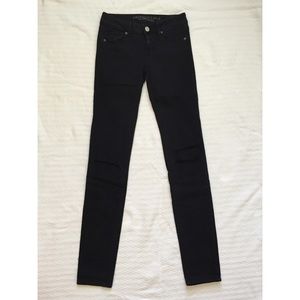 AE Black Destroyed Skinny Jeans