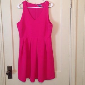 Bright pink spring/ summer dress
