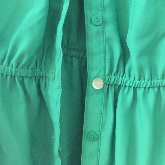 Green urban outfitters button up dress - Picture 2 of 2