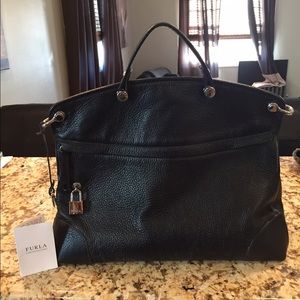 Auth Furla Piper Medium top handle bag