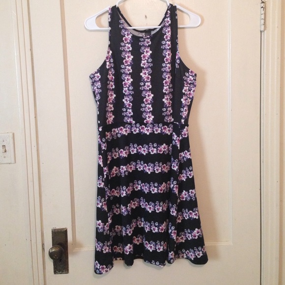 Floral print dress