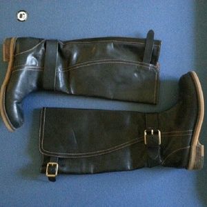 🍀Lucky Brand🍀 Knee High Buckle Boots