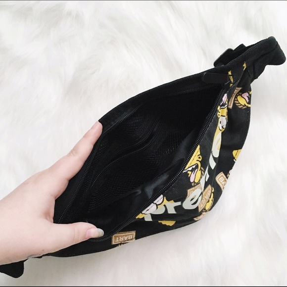 supreme bart simpson fanny pack