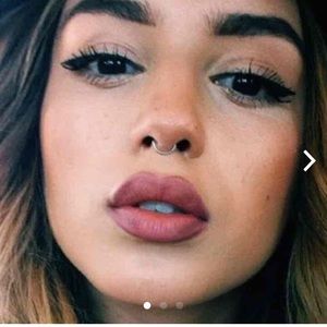 one faux septum piercing!