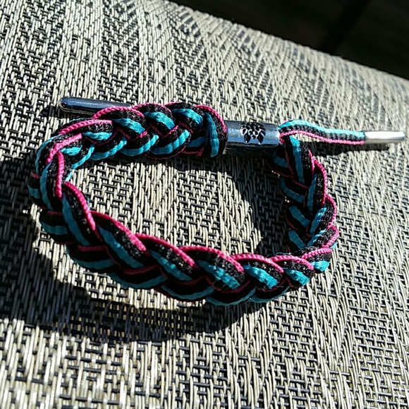 Rastaclat shoelace bracelet