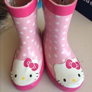 Toddler Sz 7 Hello Kitty Rain Boots
