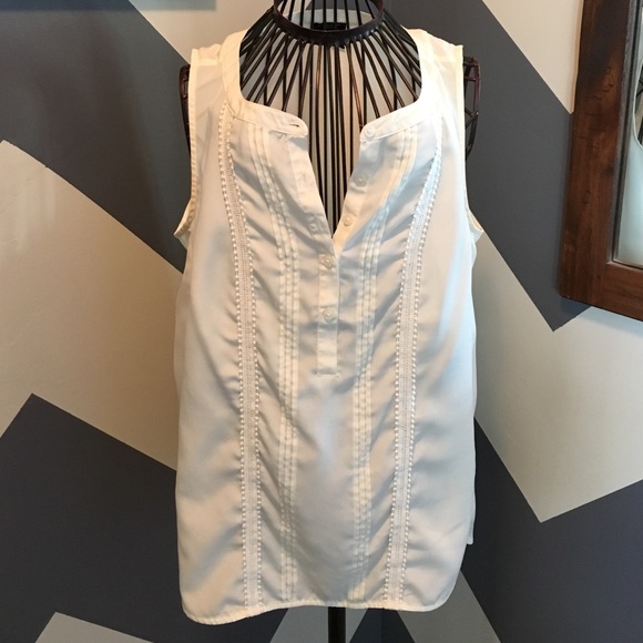 Cream tank.
