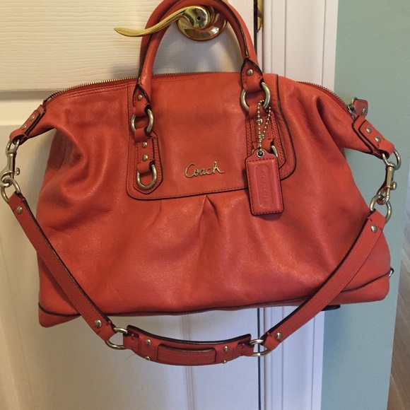 Authentic Coach Ashley Satchel Handbag
